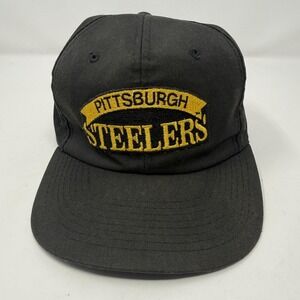 Vintage Pittsburgh Steelers Hat Cap Snap Back Mens NFL Sports Specialties 90s